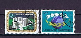 UN Wien 1988, Michel-Nr. 73-74 Gestempelt, Used / Cto - Oblitérés