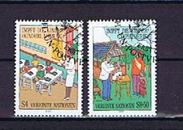 UN Wien 1987, Michel-Nr. 77-78 Gestempelt, Used / Cto - Oblitérés