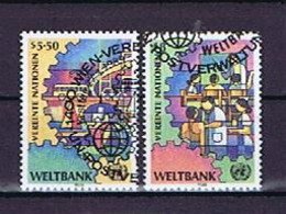 UN Wien 1989, Michel-Nr. 89-90 Gestempelt, Used / Cto - Oblitérés