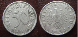 50 Pf 1939-A - 50 Reichspfennig