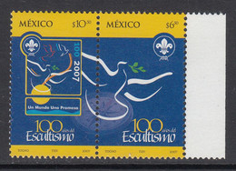 2007 Mexico Scouting Complete Pair MNH - Mexico