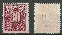 USA 1895 Postage Due Portomarke Michel 20 (*) Mint No Gum/ohne Gummi - Franqueo