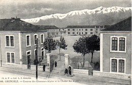 CPA GRENOBLE 38 Caserne Des Chasseurs Alpins - Echirolles