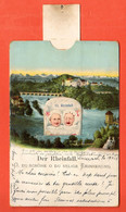 ZBU-39  SELTEN Der Rheinfall Systems-Karte Carte à Systems.  Pionier. Stempel Riehen 1904 - Other & Unclassified