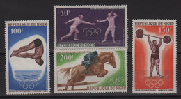 Niger - PA N°90 à 93 - Jeux Olympiques - Cote 7.75€ - ** Neuf Sans Charniere - Niger (1960-...)