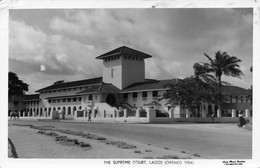 M011587 " THE SUPREME COURT- LAGOS (OPENED 1954)" ANIMATA-VERA FOTO CART SPED 1959 - Nigeria