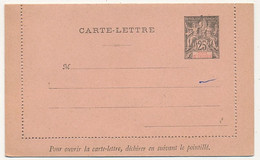 COTE D'IVOIRE - Entier Postal (Carte-Lettre) 25c Groupe - Ref CL 2 - Neufs