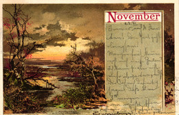 Monatsgrüße, Monat "November" Sign. Guggenberger, 1901 - Guggenberger, T.