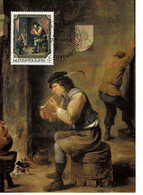 CARTE MAXIMUM  LUXEMBOURG DAVID TENIERS LE JEUNE 1984 - Cartoline Maximum