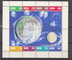 DDR 1962,8V In KB,space,aerospace,ruimtevaart,luft Und Raumfahrt,de L'aérospatiale,MNH/Postfris(L3530) - America Del Nord