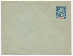 CONGO FRANÇAIS - Entier Postal (enveloppe) 15 C Groupe Allégorique - EN 3 - 123 X 96 Mm - Brieven En Documenten