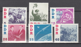 DDR 1961,5V In Set,space,aerospace,ruimtevaart,luft Und Raumfahrt,de L'aérospatiale,MNH/Postfris(A3895) - América Del Norte
