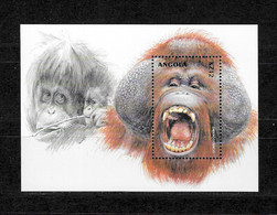ANGOLA Nº  HB 84 - Chimpancés