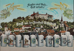 D-95326 Kulmbach - Gruß Aus Der Bierstadt Kulmbach- Burgschänke - Bierkrüge - Kulmbach
