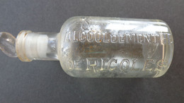 Flacon Ancien Alcool De Menthe Ricqlès ; Hauteur 12cm - Unclassified