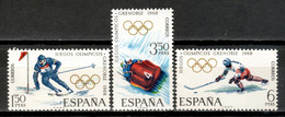 Spain 1968 España / Winter Olympic Games Grenoble MNH Juegos Olímpicos Invierno Olympische Spiele / Lb38  38-12 - Winter 1968: Grenoble