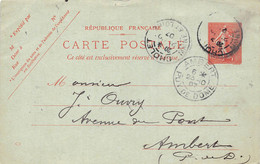 49-CHOLET- CORRESPONDANCE- MERCERIE BONNETERIE G. SOULARD ET L.  COURANT - Cholet