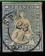 94992cE  -   SWITZERLAND - STAMP - Zumstein # 23 Cb - Very Fine  USED - Gebraucht