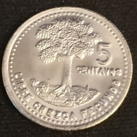 GUATEMALA - 5 CENTAVOS 1994 - KM 276.4 - Neuve - UNC - LIBRE CREZCA FECUNDO - Guatemala