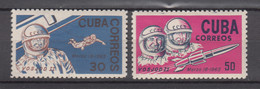 Cuba 1965,2V In Set,space,aerospace,ruimtevaart,luft Und Raumfahrt,de L'aérospatiale,MNH/Postfris(A3907) - América Del Norte