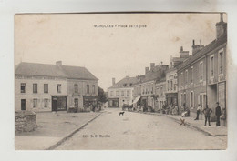 CPA MAROLLE LES BRAULTS (Sarthe) - Place De L'Eglise - Marolles-les-Braults