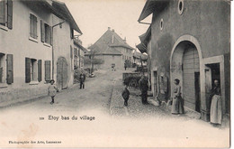 Etoy. Bas Du Village. Animée. Carte Précurseur - Étoy