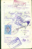 Greece Revenue Stamp 1978 On Passport Page - Revenue Stamps