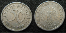 50 Pf -1940. D - 50 Reichspfennig