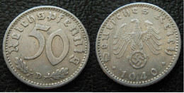 50 Pf 1942 - B - 50 Reichspfennig