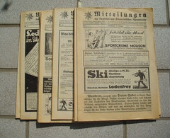 B100 819 Mitteilungen Des Alpenverein 1930 Und 1931 Rarität !!! - Libros Antiguos Y De Colección