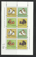 Pologne YT 3469/72 En Feuillet ** Poland Polen Polonia Polska Oiseaux Birds Aves Vogel - Ganze Bögen