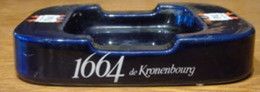 KRONENBOURG 1664 - Cendrier De Comptoir En Faïence - Dim. 24 X 18 X 4,5cm - Porcelana