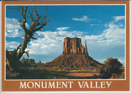 MONUMENT VALLEY, AZ - One Of The Many Spectacular View,    Used USAirmail - Rutas Americanas