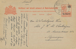 Nederlands Indië - 1929 - 5 Op 12,5 Cent Wilhelmina, VraagBriefkaart G43V Van LB Weltevreden Naar Nijmegen / Nederland - India Holandeses