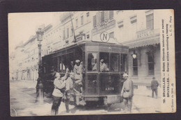 CPA Belgique Bruxelles Tramway Non Circulé - Cercanías, Ferrocarril