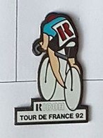 Pin's  Jeu, Sport  Cyclisme, Tour  De  Franc  1992  Avec  RICOH - Cyclisme
