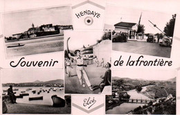 CPSM - HENDAYE - Souvenir De La FRONTIERE  ...- Edition Simon - Douane