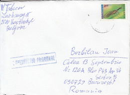 91773-FLY STAMPS ON COVER, 2019, BULGARIA - Briefe U. Dokumente