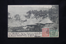 INDES NÉERLANDAISES - Affranchissement De Buitenzorg Sur Carte Postale En 1906 Pour La France - L 77081 - India Holandeses