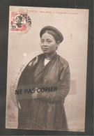 TONKIN     NAM  DINH  Couturiere Annamite   Oblit  TOURANE     1909 - Viêt-Nam