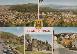 D-66849 Landstuhl - Pfalz - Alte Ortsansichten - Wappen - Parkplatz - Cars - VW Käfer - Landstuhl