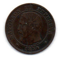 2 Centimes / 1854 BB / TB - Sonstige & Ohne Zuordnung