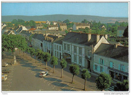 Carte Postale  56. Cleguerec  La Place Pobéguin Très Beau Plan - Cleguerec