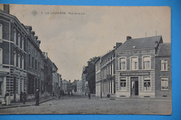 La Louvière 1906: Rue De La LOi Et Café Emile Dirick Animée - La Louvière