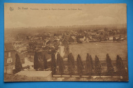 Saint Vaast : Panorama De La Route De Mons à Charleroi. Le Château Marc - Mons