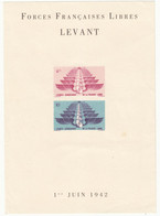 LEVANT FRANCAIS - 1er Juin 1942 - BLOC YT 1B - Non Dentelé - Neuf - Fraicheur Postale - Sans Charnière - Unused Stamps