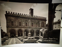 Cartolina  Cremona Piazza Duomo Palazzo Del Comune Auto Cars Anni 60 - Cremona