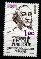 France 1981  YT 2167 Centenaire De L'école Publique Jules Ferry - Sonstige & Ohne Zuordnung