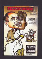 CPM SARKOZY Charlie Hebdo Tirage Limité 30 Ex Numérotés Signés Non Circulé Béziers - Politicians & Soldiers