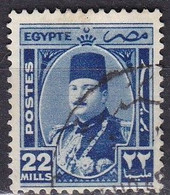 Egitto, 1944/50 - 22m King Farouk - Nr.251 Usato° - Andere & Zonder Classificatie